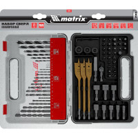 Набор сверл и бит PRO, 71 шт. MATRIX 725671