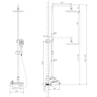 Смеситель Lemark Bellario LM6862C для ванны и душа LM6862C