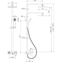 Смеситель Lemark Contest для ванны и душа LM5862CW
