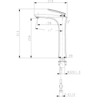 Смеситель для раковины Lemark Bellario LM6809C