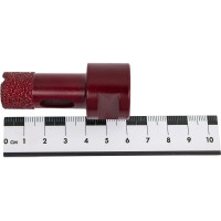 Коронка алмазная вакуумная по камню D18-15W-40L-M14 (18х40 мм; М14) MESSER 06-35-018
