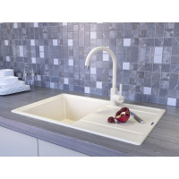 Смеситель для кухни Paulmark Holstein, бежевый, Ho212063-328