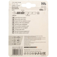 Автолампа H4 60 55 P43t-38+50 RANGE POWER блистер 12V 1 10 Narva 488614000