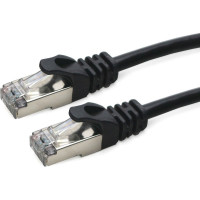 Патч-корд Cablexpert FTP кат.6, 1м, литой, многожильный чёрный PP6-1M/BK