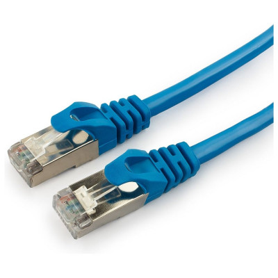 Патч-корд Cablexpert FTP PP22-2m кат.5e, 2м, литой, многожильный синий PP22-2M/B