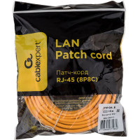 Многожильный патч-корд Cablexpert FTP кат.6, 10м, литой, жёлтый PP6-10M/Y-O