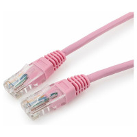 Многожильный патч-корд Cablexpert UTP кат.5e, 1м, литой, розовый PP12-1M/RO