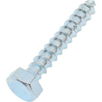 Шуруп Саморезик 8х50 шестигр, оцинк. DIN 571 100шт DIN571-8/50-100