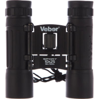 Бинокль Veber Sport БН 10х25 черный 11008