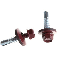 Кровельный саморез Саморезик 5,5х25 RAL3005 красное вино 250шт SKRAL1014-5,5х25-250