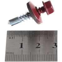 Кровельный саморез Саморезик 5,5х25 RAL3005 красное вино 250шт SKRAL1014-5,5х25-250