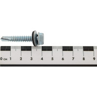 Кровельный оцинкованный саморез Саморезик 6,3х38, 100шт SKZ-6,3х38-100