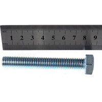 Болт с шестигранной головкой Саморезик М12х80 оцинк. DIN 933 30 шт DIN933/5.8-12х80-30