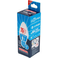 Светодиодная лампа Volpe LED-C37-9W/NW/E27/FR/NR. Форма свеча, матовая. UL-00003806