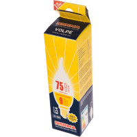 Светодиодная лампа Volpe LED-CW37-9W/WW/E14/FR/NR. Форма свечанаветру, матовая. UL-00003809