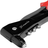 Заклепочник литой, 260 мм, с набором заклепок, заклепки 2,4-3,2-4,0-4,8 мм MATRIX 40552