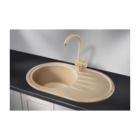 Мойка для кухни GRANULA ST-7601 бежевый 7601, БЕЖЕВЫЙ