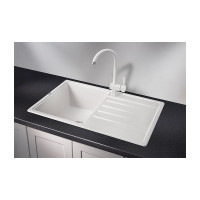 Мойка для кухни из кварца GRANULA ST- 7602, БЕЛЫЙ