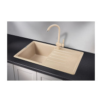 Мойка для кухни из кварца GRANULA ST- 7602, БЕЖЕВЫЙ