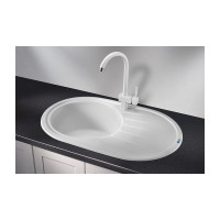 Мойка для кухни GRANULA ST-7601 белый 7601, БЕЛЫЙ