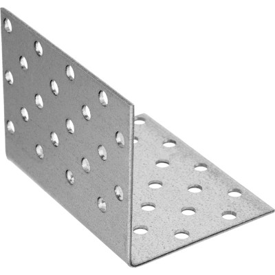 Крепежный равносторонний уголок СИБРТЕХ 2,0 мм, KUR 60x60x80 мм P 46422