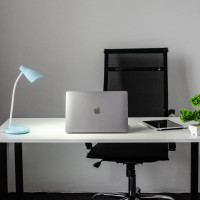 Настольный светильник Uniel TLD-559 Blue/LED/280Lm/5000K/Dimmer, UL-00004142