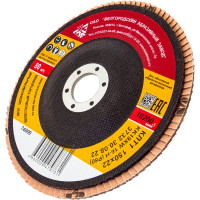 Круг лепестковый торцевой КЛТ-1 Без бренда зернистость Р80,150x22,2 мм,// 74009
