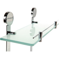Двухъярусная полка Artwelle 40 cm матовое стекло; хром HAR 037