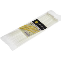 Пластиковый хомут белый 4.0x300мм универсальный 100шт Эврика ER-04300 956513