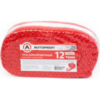 Буксировочный трос AUTOPROFI лента, 12 тонн TRL-120