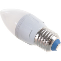 Светодиодная лампа Uniel Форма свеча, матовая. Серия ЯРКАЯ LED-C37 7W/WW/E27/FR PLP01WH UL-00002414