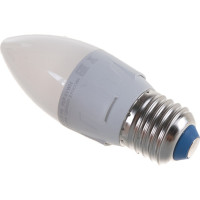 Светодиодная лампа Uniel Форма свеча, матовая. Серия ЯРКАЯ LED-C37 7W/NW/E27/FR PLP01WH UL-00002412