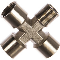 Переходник X-3RV38-1RN38 крест, внутренняя резьба 3х3/8" - внешняя резьба 3/8" CONCORDE 6619354