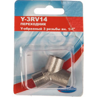 Переходник Y-3RV14 У-образный, внутренняя резьба 3х1/4" CONCORDE 6619349