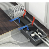 Встраиваемый в пол конвектор Varmann Qtherm Q 230.110.800 RR U EV1