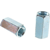 Соединительная гайка Стройметиз DIN6334 М12 цинк 10 шт. 3050078