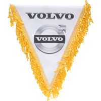 Треугольный вымпел VOLVO с девушкой фон белый SKYWAY S05101084