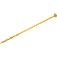 Шуруп Rusconnect CT 10340 с/нарез. д/дерева, прессшайба 10х340 25 шт. Желтый цинк 321034