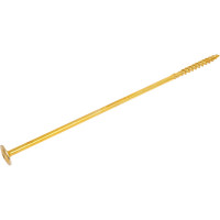 Шуруп Rusconnect CT 10340 с/нарез. д/дерева, прессшайба 10х340 25 шт. Желтый цинк 321034