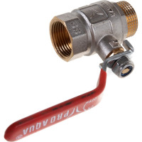 Полнопроходной шаровой кран PRO AQUA , Н-В 1 FWL53-m25-f25x