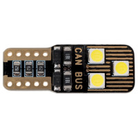 Автолампа диод SKYWAY T10 W5W 12V 6 SMD диод, 1-контурная белая, 2 шт. S08201416