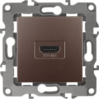 Розетка ЭРА 12-3114-13 HDMI, IP20, 12, бронза Б0027488