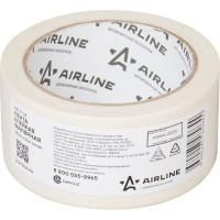 Клейкая малярная лента Airline 48 мм х 30 м, белая AAT-P-04