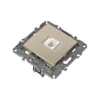 Розетка ЭРА 14-3107-04 RJ45, IP20, шампань Б0034305