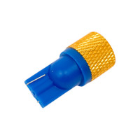 Автолампа диод T10 W5W 1 SMD диод EXTRA LIGHT без цоколя радиатор 1-контурная синяя SKYWAY S08201091