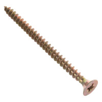 Потайной универсальный шуруп Метизный двор 5,0x70, желтый, 7 шт. 4607173900968