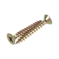 Потайной универсальный шуруп Метизный двор 5,0x35, желтый, 14 шт. 4690441018731