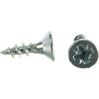 Потайной универсальный шуруп Метизный двор 3,5x12, белый, 45 шт. 4690441018908