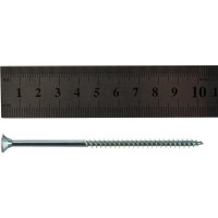 Потайной универсальный шуруп Метизный двор 5,0x100, белый, 4 шт. 4690441019318