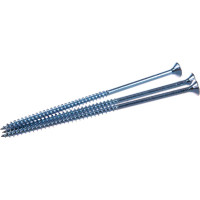 Потайной универсальный шуруп Метизный двор 6,0x140, белый, 3 шт. 4690441019424